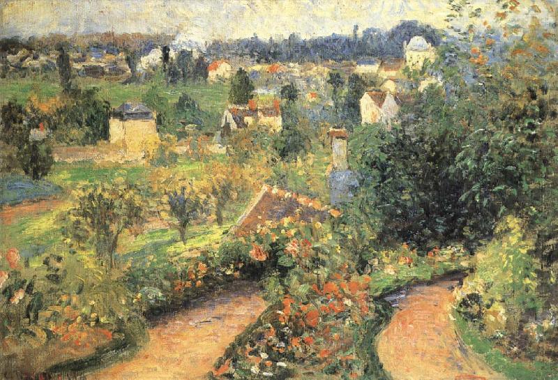 Camille Pissarro Lush garden china oil painting image